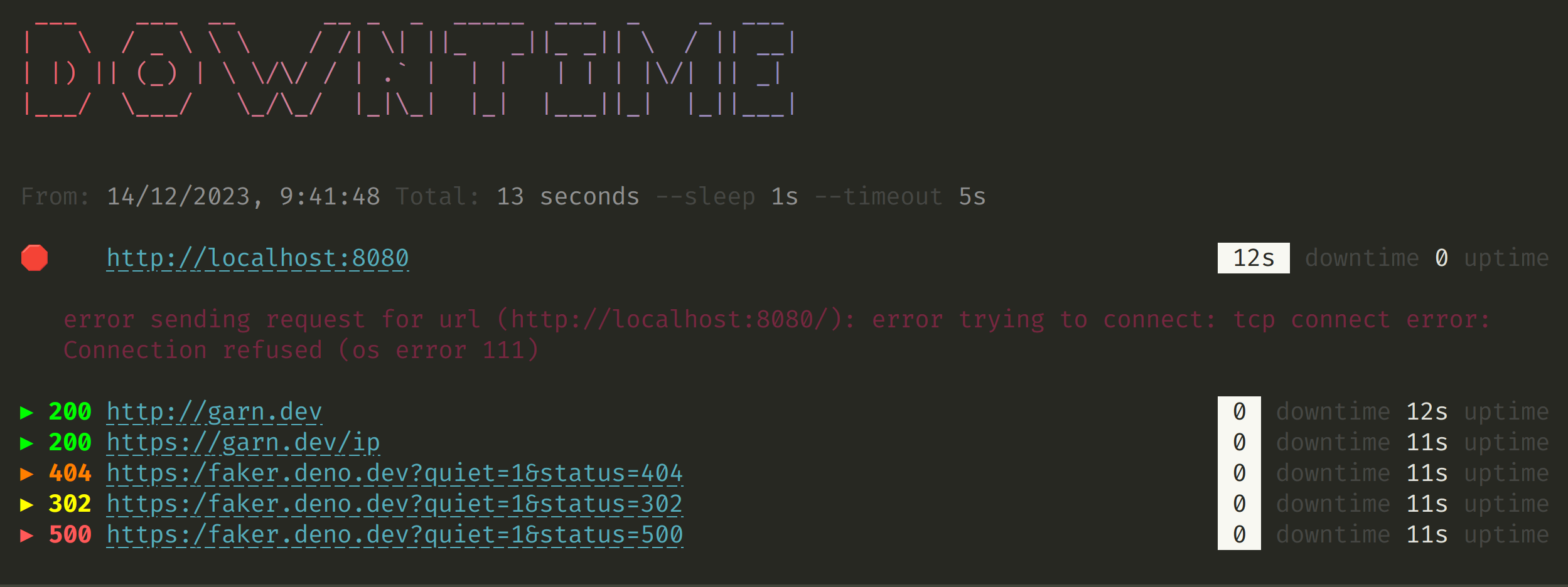 https://deno.land/x/downtime