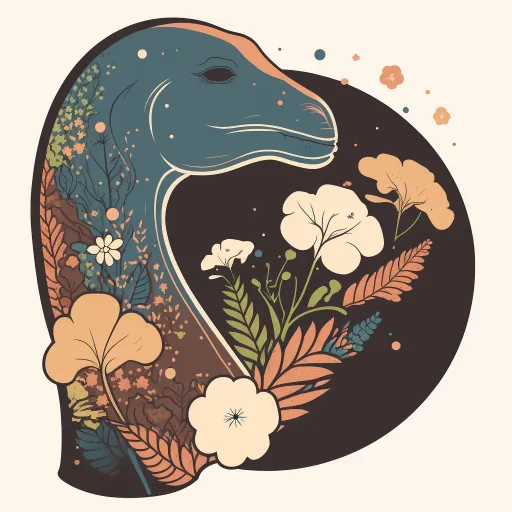 A Floral Brontosaurus
