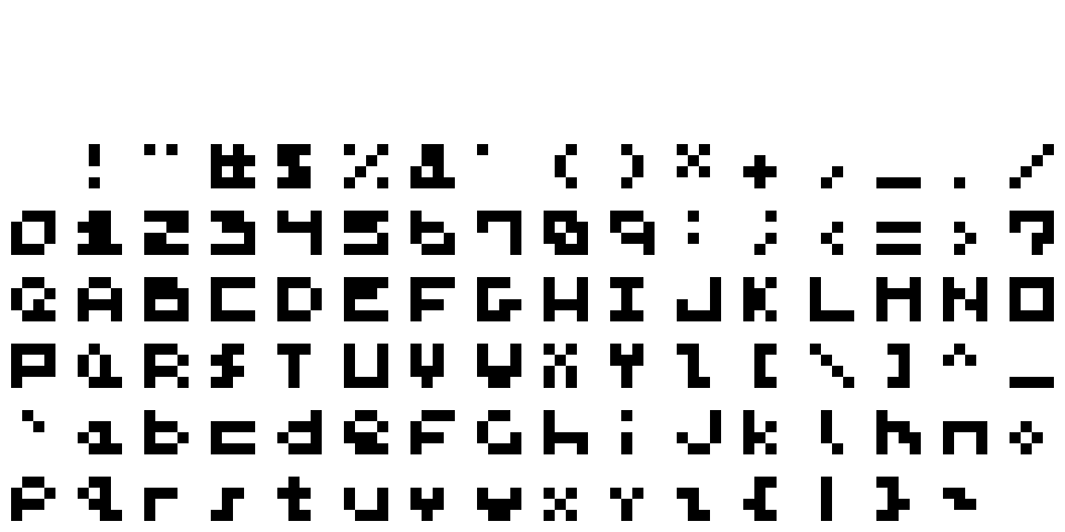 mem mono 4x4 10x spritesheet