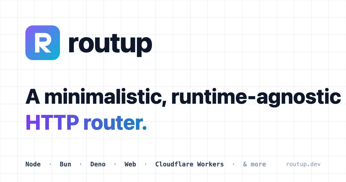 Routup banner