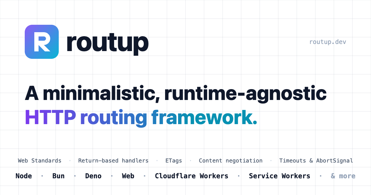 Routup banner